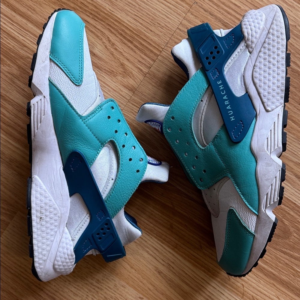 Nike Air Huarache "White Washed Teal" sneakers ✨ Men’s 9